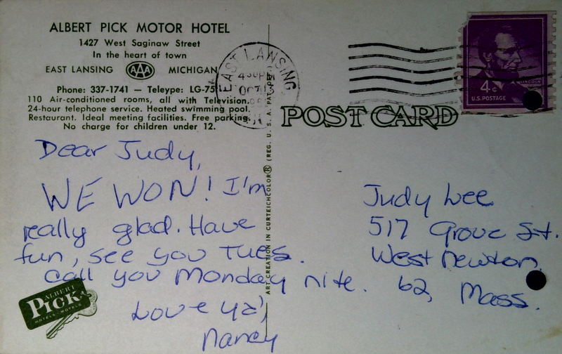 Albert Pick Motor Hotel - Postcard